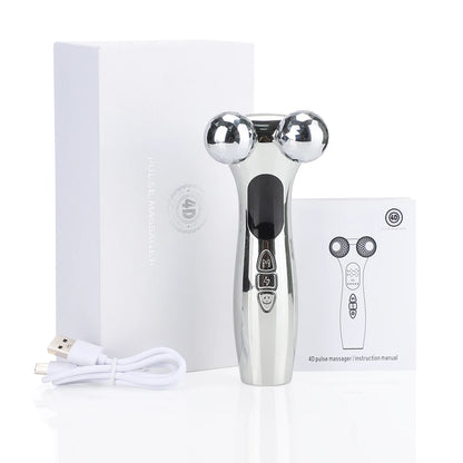 EMS Facial Roller Massager Microcurrents Face Lifting Machine V-Face Rollermassager Skin Rejuvenation Anti-Wrinkle Beauty Device